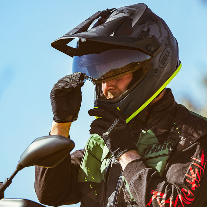 Bell MX-9 Adventure Mips Helmet in action